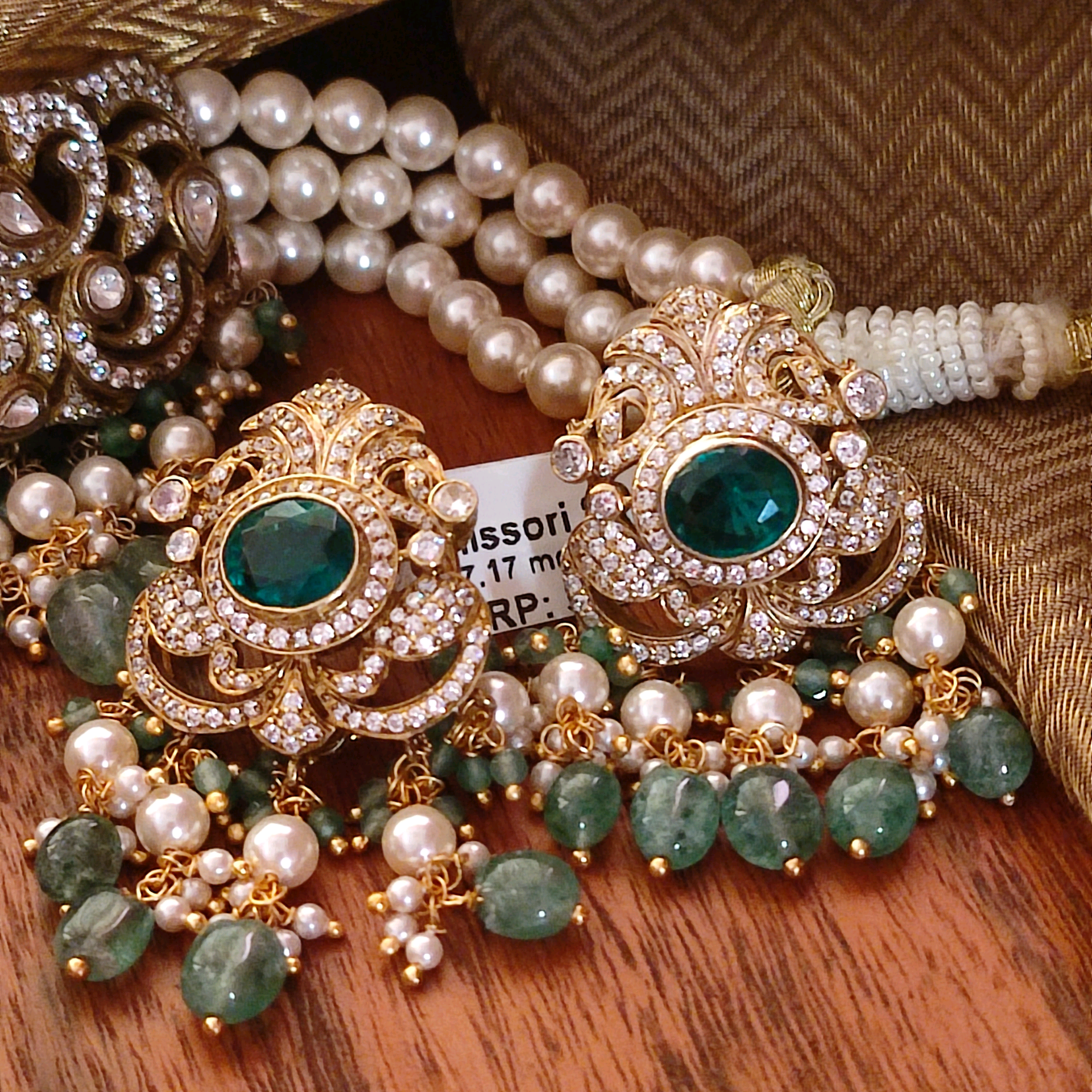 Moza Choker Set in 925 Sterling Silver